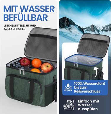 Маленька термосумка 10 л оливково-зелена HELDENWERK