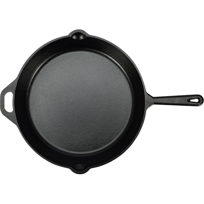 Сковорода чугунная с ручкой 38,1 см Amazon Basics