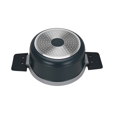 Каструля Fissman зі скляною кришкою LUXURIA 20x10см / 2,5л алюміній з антипригарним покриттям (14550)