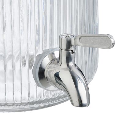 Диспенсер для напоїв з краном та кришкою 4 л Relaxdays