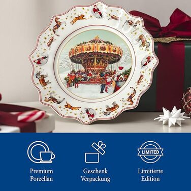 Тарілка 23,5 x 23,5 x 3 см порцеляна преміум-класу Annual Christmas Edition Villeroy & Boch