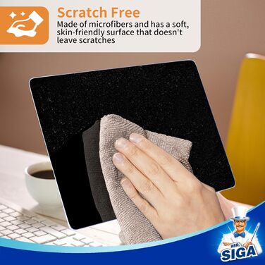 Серветки з мікрофібри 32 х 32 см, набір 12 предметів, пшениця MR.SIGA