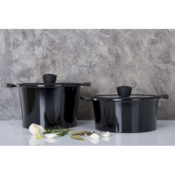 Кастрюля RINGEL Zitrone Black (5.8 л) 24 см (6471576)