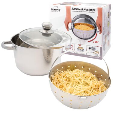 Каструля для пасти зі скляною кришкою 24 см Beyond