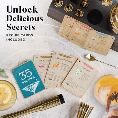 Професійний набір для приготування коктейлів із 14 предметів Bare Barrel