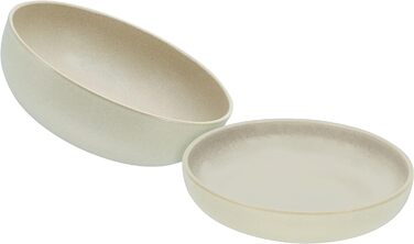 Набір посуду серії Uno з 16 предметів, комбінований набір керамограніту (пісочний, сучасний), 22978