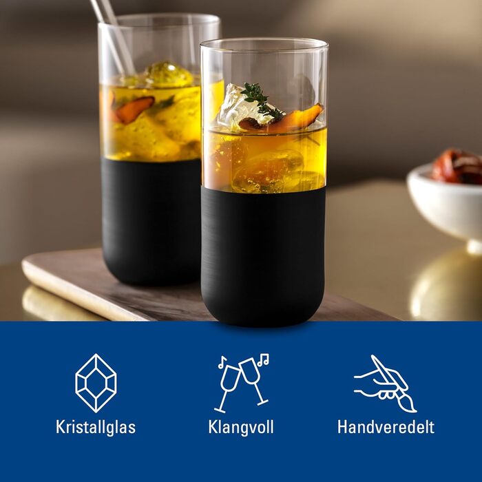 Набір келихів для лонгдрінків 4 шт 300 мл Manufacture Rock Villeroy & Boch