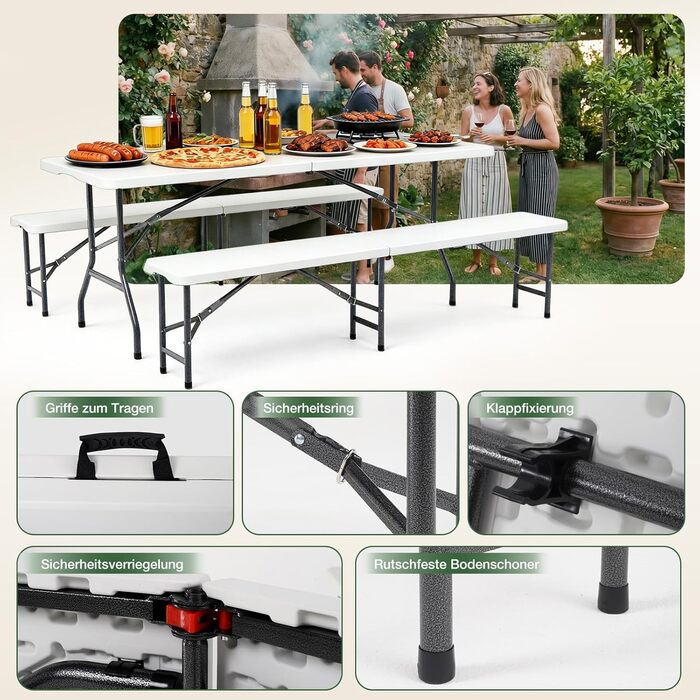 Складной комплект для кемпинга 3 предмета Sekey