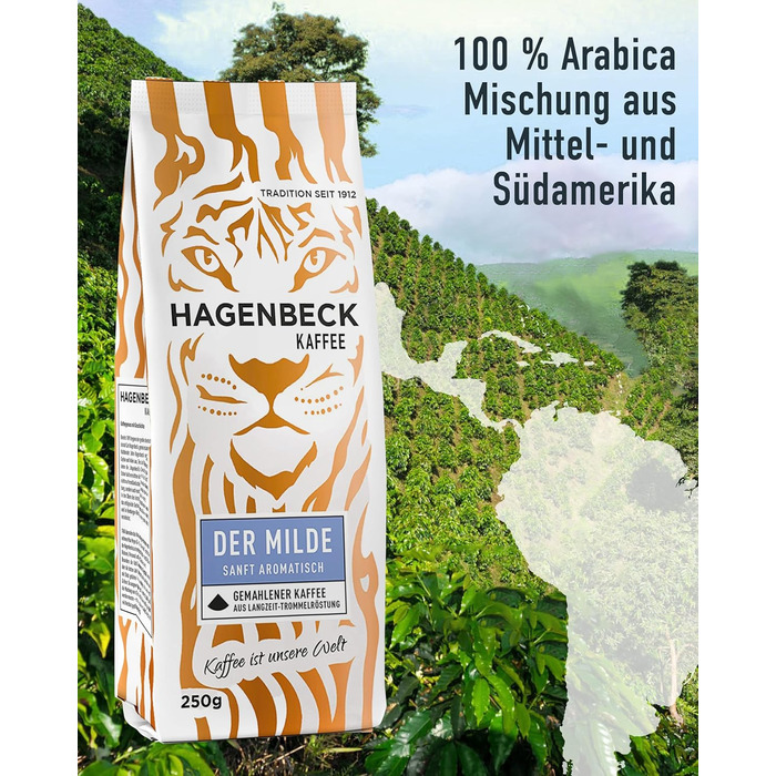 Кава - Кав&39ярня - Смажена кава - Мелені кавові зерна - 250 г - 100 арабіка - Ароматна - Традиційна кавова суміш (М&39яка, 250 г (3 шт.))
