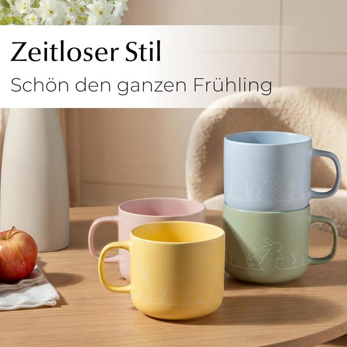 Набір великодніх кухлів 450 мл MIAMIO