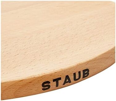 Подставка деревянная магнитная 21 см, овальная Staub
