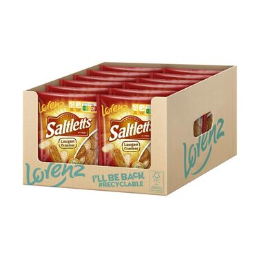 Крекер Salletts Laugencracker, 12 упаковок по 150 г Lorenz