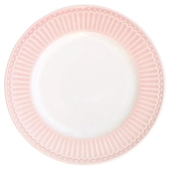 Тарілка обідня 26,5 см, світло-рожева Alice GreenGate