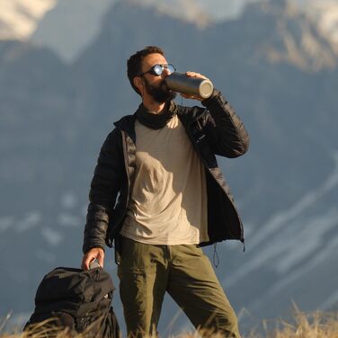 Серебряная бутылка для кемпинга 1,2л SILVERANT