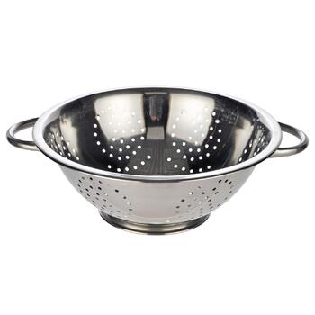 Кухонне ситечко/друшляк/фіттер з нержавіючої сталі для салатів, пасти та іншого (, 24 см)