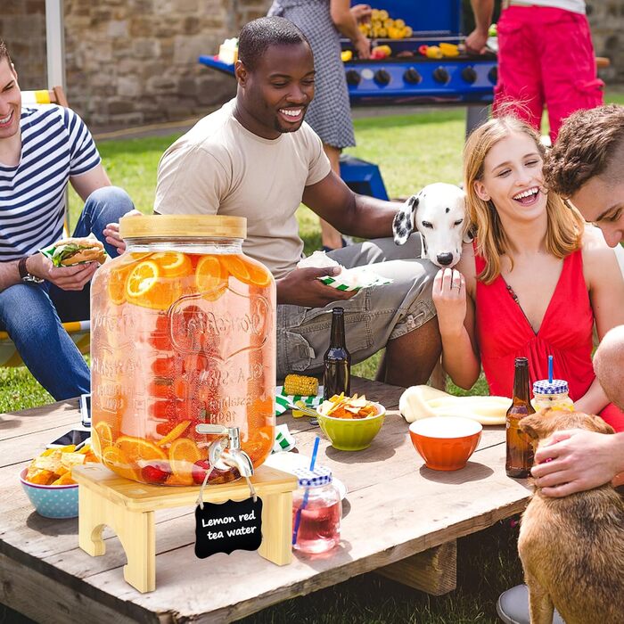 Диспенсер для напитков с краном на стойке 7,6 л AIQI