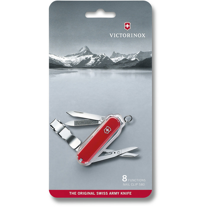 Ніж швейцарський 8 функцій, 65 мм, Victorinox NailClip