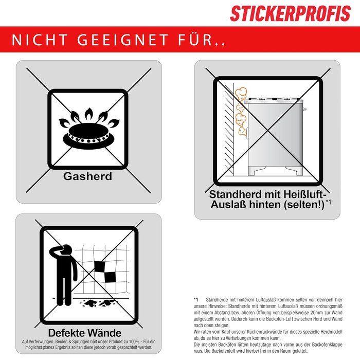 Кухонний фартух самоклеючий 60 x 80 см StickerProfis