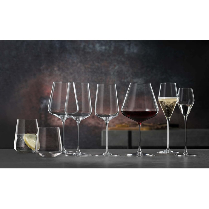 Набор бокалов для вина из 6 предметов, универсальные бокалы, хрусталь, 550 мл, Definition, 1350101 (Бокалы для безалкогольных напитков 490 мл)