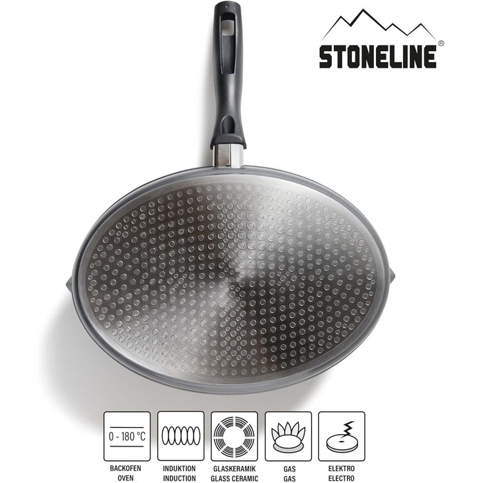Сковорода для риби з кришкою 35 x 24 см STONELINE