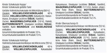 Адвент-календар із 24 шоколадними делікатесами, 370 г Surprise & Friends Kinder