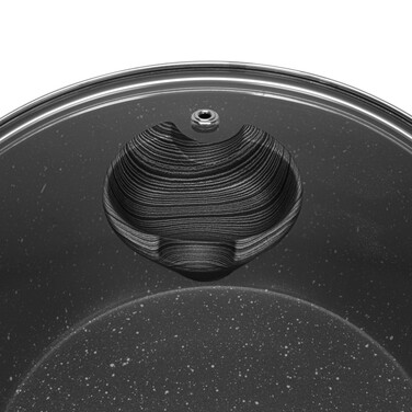 Кастрюля Fissman 20x9,5 см/2,5 л ANGELA со стеклянной крышкой алюминий с антипригарным покрытием (14606)
