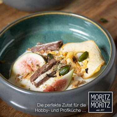 Набір посуду з кераміки Moritz & Moritz SOLID з 18 предметів набір посуду на 6 персон кожна, що складається з 6 обідніх тарілок, маленьких, глибоких (4 шт. маленьких мисок)