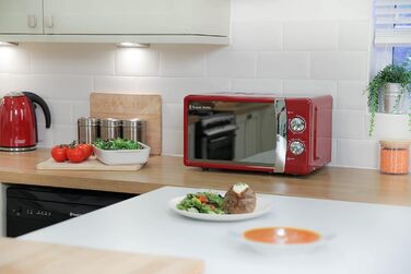 Мікрохвильова піч 17 л, 700 Вт, червоний RHMM701R Russell Hobbs