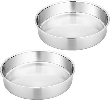 Форма для випікання кругла 20 см, набір 2 предмети, нержавіюча сталь Homikit