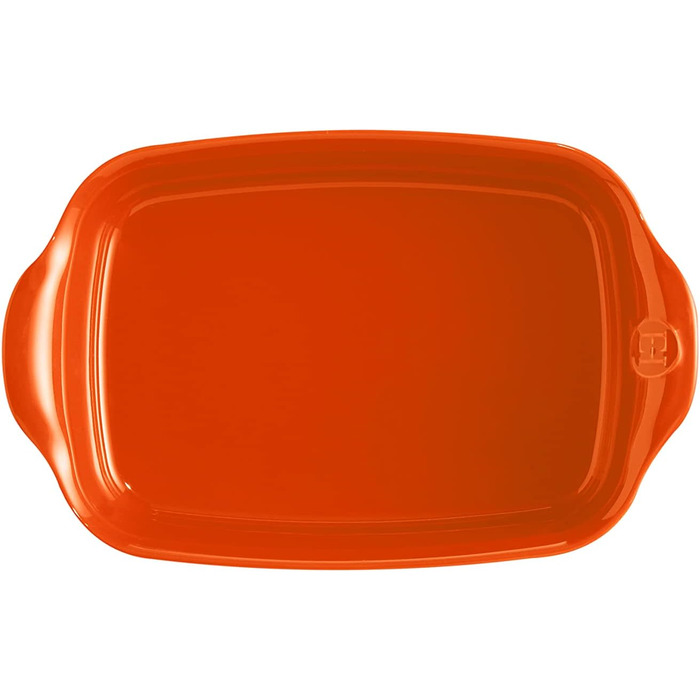 Маленькая форма для запекания прямоугольная, оранжевая Emile Henry