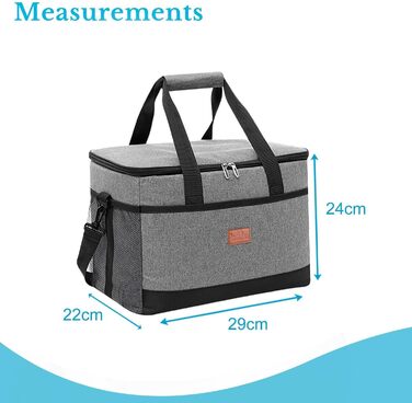 Портативна сумка-холодильник - Для перенесення гарячих або холодних напоїв та їжі. Ланч-сумка, термосумка, ізотермічна сумка, сумка-холодильник, 15 літрів.