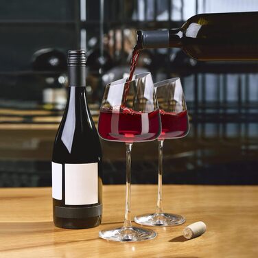 Набор из 4 элегантных бокалов для красного и белого вина 400 мл IMPAGEL