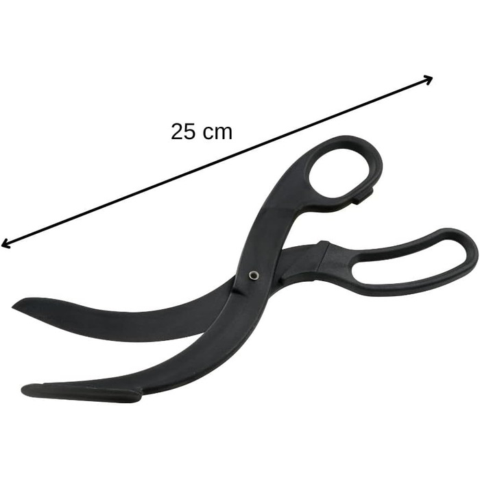 Ножиці для піци 25 см, чорні Fackelmann