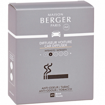 Картридж для диффузора для автомобиля Maison Berger Paris с ароматом ANTI-TABACCO, 2 шт.