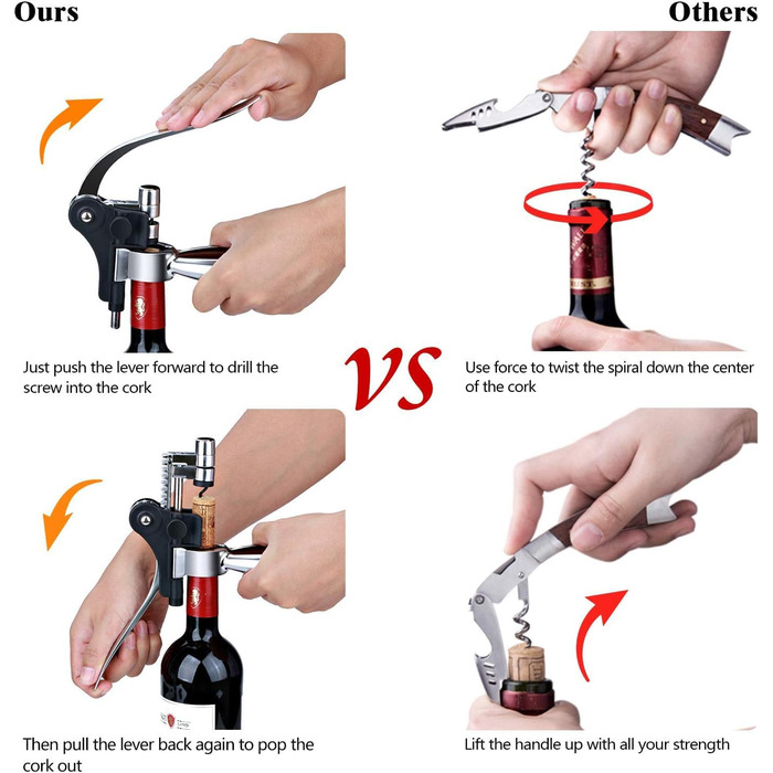 Подарунковий набір для вина 5 предметів TFORT