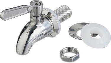 Диспенсер для напоїв з краном та кришкою 4 л Relaxdays