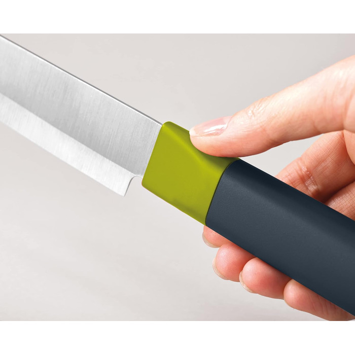 Набір кухонних ножів, 5 предметів, з підставкою, опал/різнокольоровий Duo Joseph Joseph