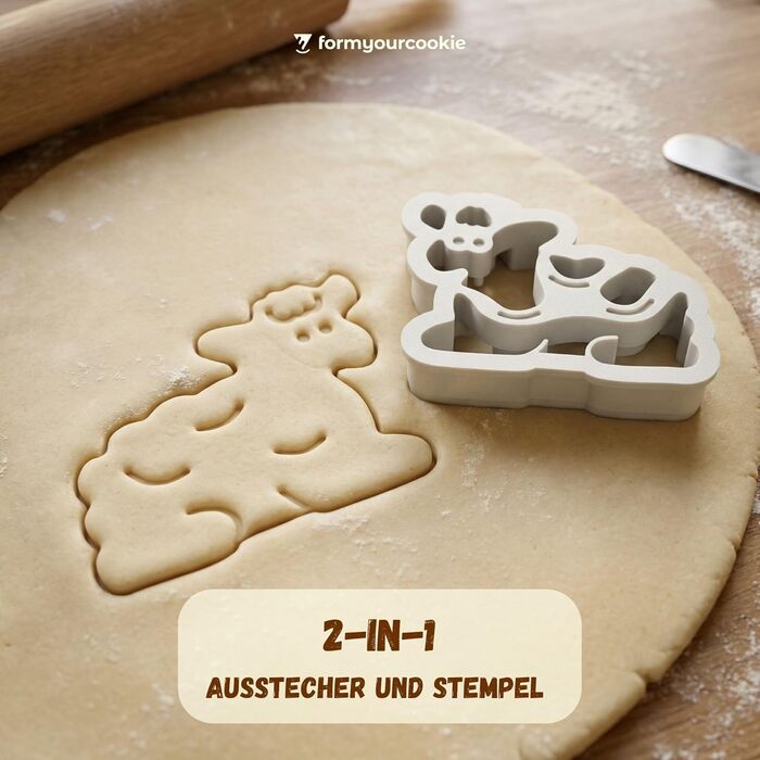 Набір із 3 формочок для пасхального печива, смугастий візерунок у вигляді пасхальних яєць, кролик, 2 в 1 зі штампом, 5 x 4 см, можна мити в посудомийній машині, екологічно чисті, стійкі до іржі (ягня (6x4 см))