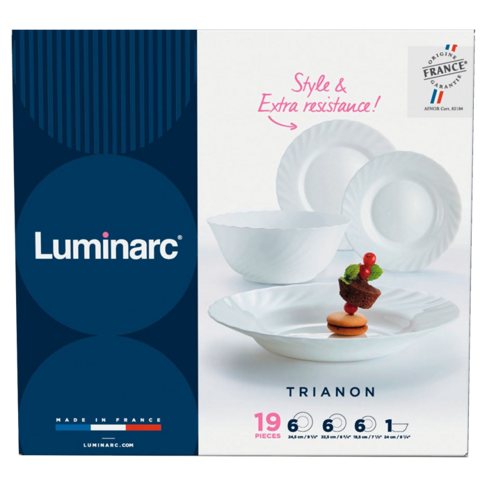 Сервиз столовый LUMINARC TRIANON, 19 предметов (6190442)