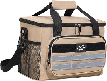 Ізольована сумка для їжі Міцна, об&39ємна, водонепроникна модель для походів, кемпінгу та роботи, кольору хакі
