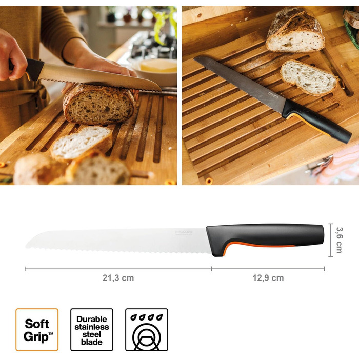 Набор кухонных ножей 5 предметов Fiskars