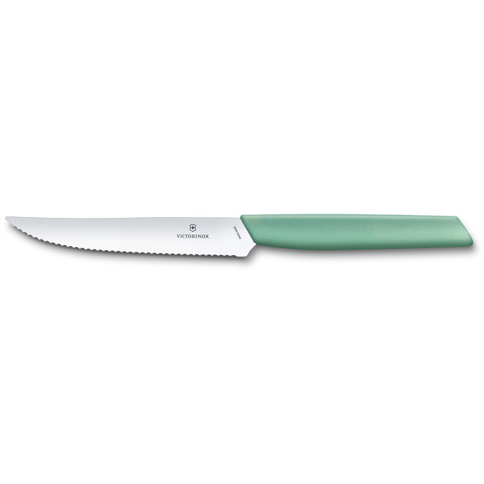 Кухонный нож Victorinox Swiss Modern Steak & Pizza 12см мин. из мятных дворов. Ручка