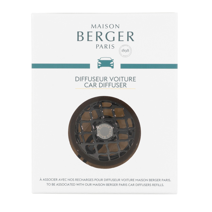 Диффузор для автомобиля Maison Berger Paris RESONANCE GUN METAL, без аромата
