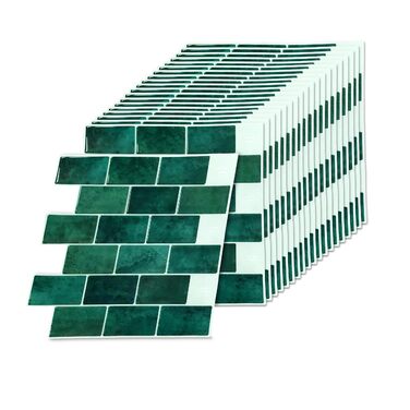 Клейкая самоклеющаяся плитка 30 х 30 см 20 шт Relaxdays