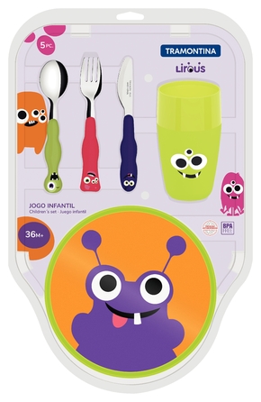 Дитячий набір Tramontina Baby Lirous, 5 предметів (6710910)