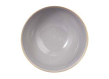 Пиала для капучино 0,4 л, серая с золотистым ободком Amina Silbergrau Goldrand Seltmann Weiden