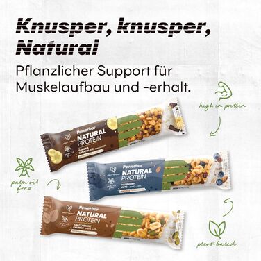 Натуральний протеїновий батончик - - - веганський протеїновий батончик - без пальмової олії - натуральні інгредієнти (Мультисмак, 12 x 40 г)