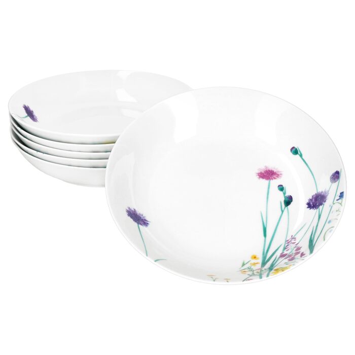 Набор из 6 суповых тарелок 400 мл MamboCat