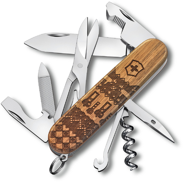Нож Victorinox Companion Wood Swiss Spirit LE 2023 91мм/13funk/орех (огр. изд. 12000)