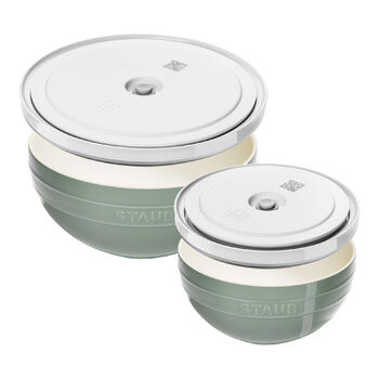 Набор мисок с вакуумными крышками, 4 предмета, эвкалипт Fresh & Save Zwilling